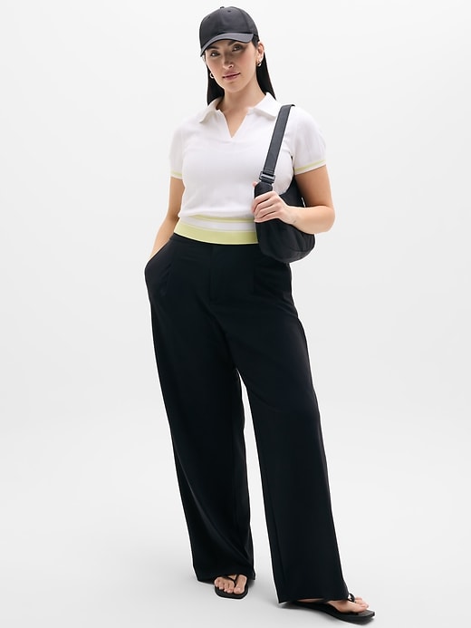 Image number 4 showing, Seamless Polo Tee Sweater