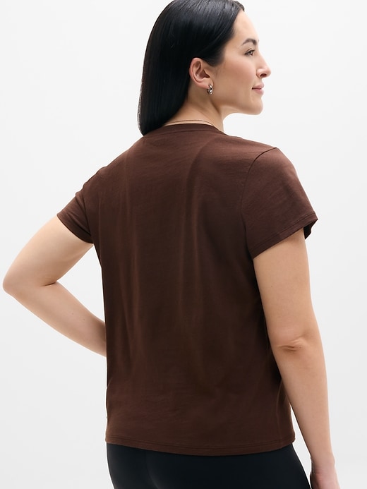Image number 3 showing, Favorite Cotton V-Neck Tee