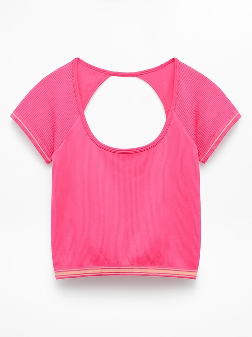 Image number 7 showing, Recharge Seamless Open Back Tee