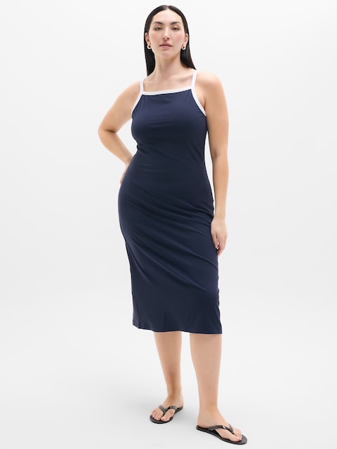 Signature Rib Apron Dress