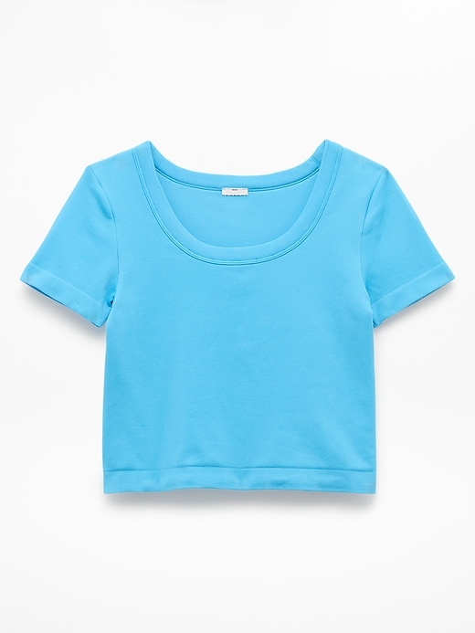 Image number 5 showing, Athleta Girl Rise Above Rib Scoop Tee