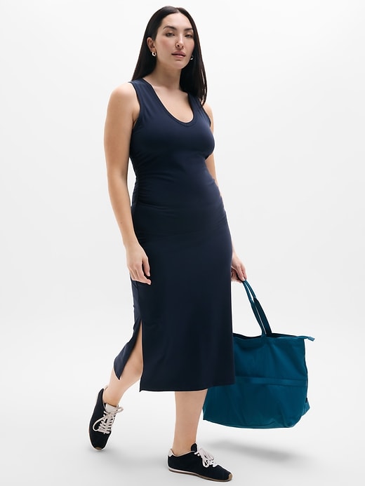 Image number 5 showing, Essential V-Neck Midi Dress