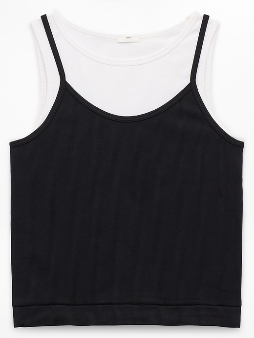 Image number 5 showing, Athleta Girl Rise Above Rib Double Up Tank