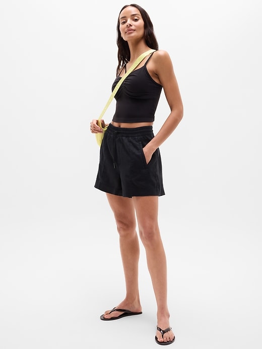 Image number 2 showing, Retreat Linen Mid Rise 4" Short