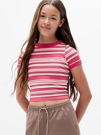 Image number 1 showing, Athleta Girl Rise Above High Neck Tee