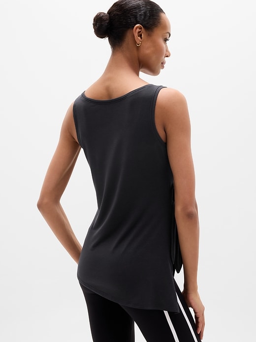 Image number 3 showing, Move With Ease Asym Tie Tank