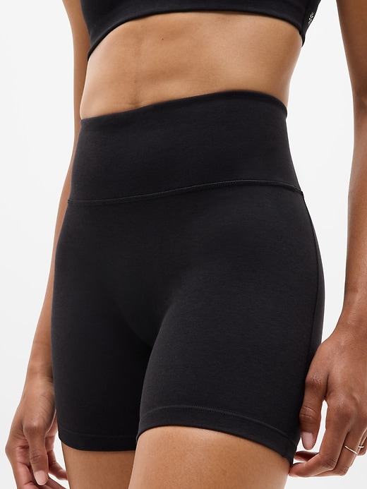 Image number 2 showing, Intuition High Rise 5” Cotton Short