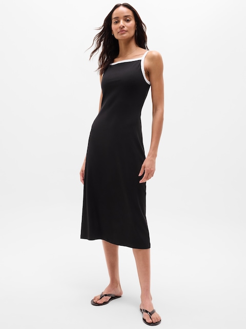Signature Rib Apron Dress