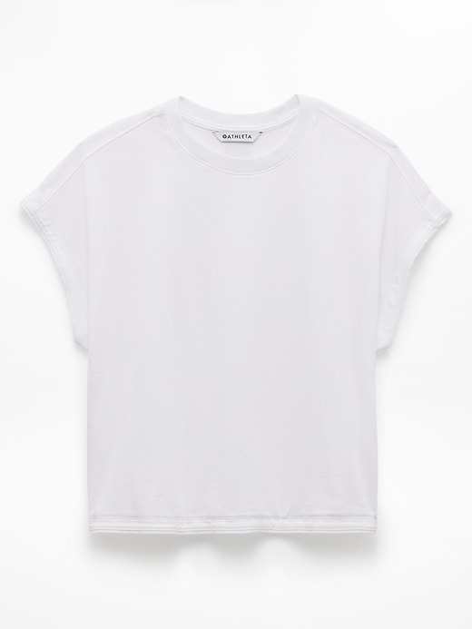 Image number 7 showing, Airy Cotton Terry Sweatshirt Tee