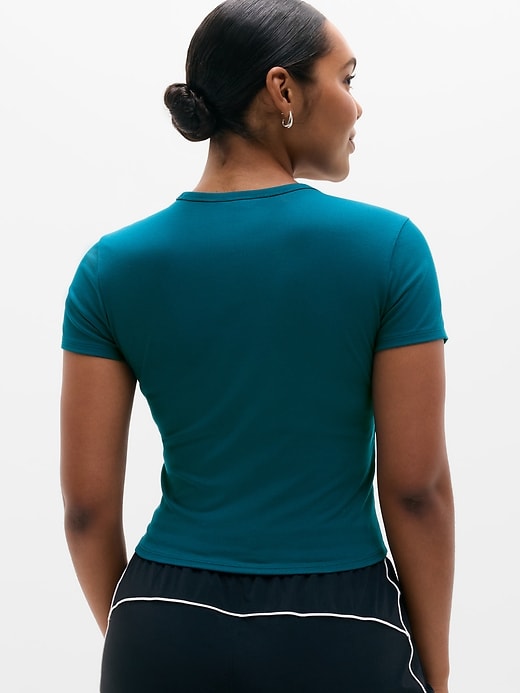 Image number 6 showing, Signature Rib Crop Tee