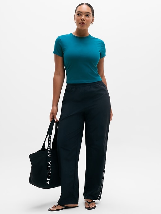 Image number 5 showing, Signature Rib Crop Tee