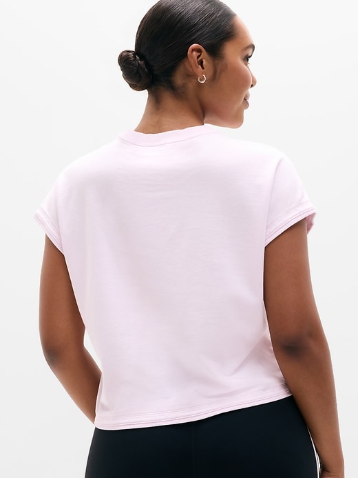 Image number 6 showing, Airy Cotton Terry Sweatshirt Tee
