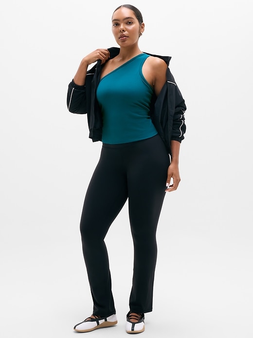 Image number 5 showing, Signature Rib Asym One Shoulder Support Top