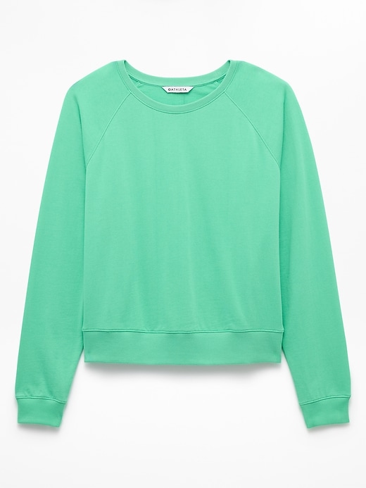 Image number 7 showing, Airy Cotton Terry Crew Sweatshirt