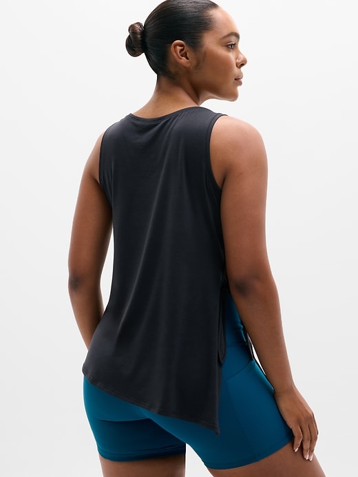 Image number 6 showing, Move With Ease Asym Tie Tank