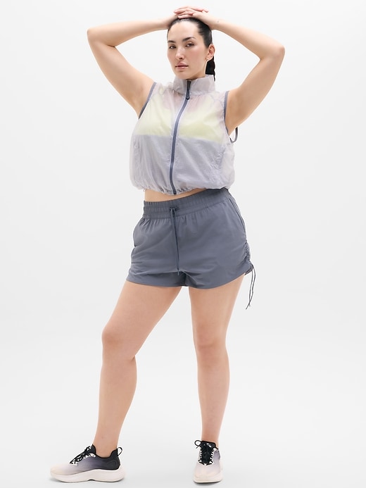 Image number 1 showing, Weekender High Rise Ruched Run Short