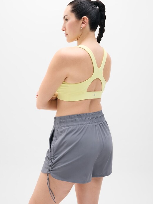 Image number 2 showing, Weekender High Rise Ruched Run Short