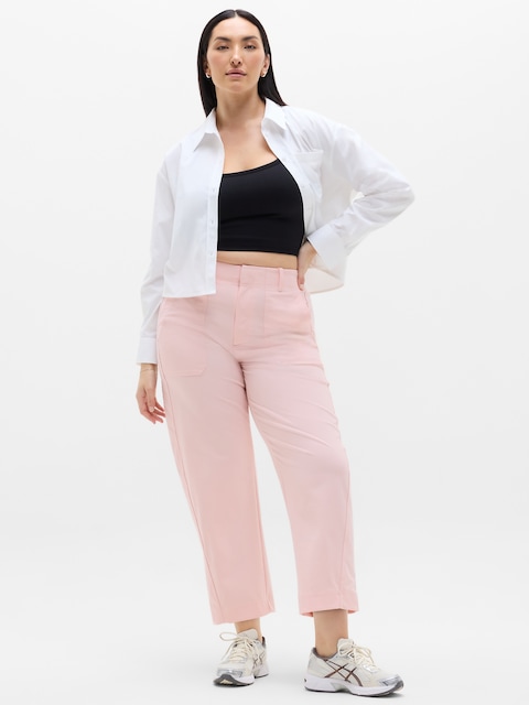 Skyline High Rise Barrel Leg Pant