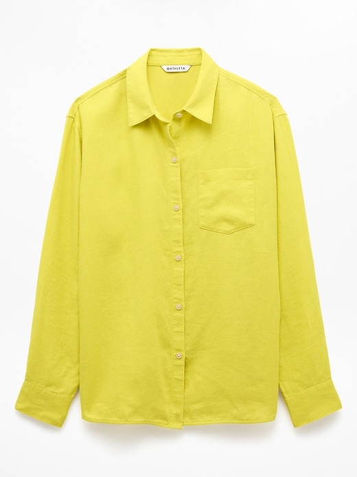 Image number 6 showing, Retreat Linen Top