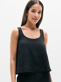Image number 1 showing, Retreat Linen Tank