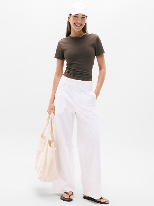 Image number 2 showing, Signature Rib Crop Tee