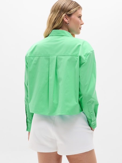 Image number 3 showing, Midday Cropped Poplin Shirt
