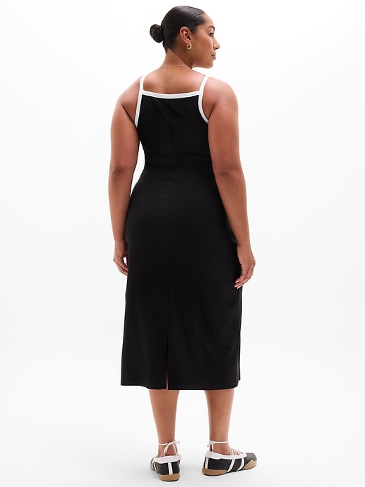 Image number 4 showing, Signature Rib Apron Dress