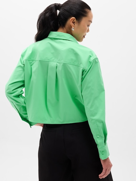 Image number 6 showing, Midday Cropped Poplin Shirt