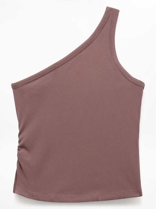 Image number 6 showing, Signature Rib Asym One Shoulder Support Top