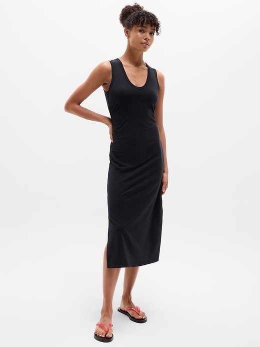 Image number 2 showing, Essential V-Neck Midi Dress