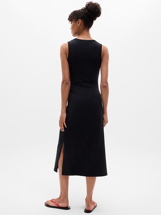 Image number 3 showing, Essential V-Neck Midi Dress