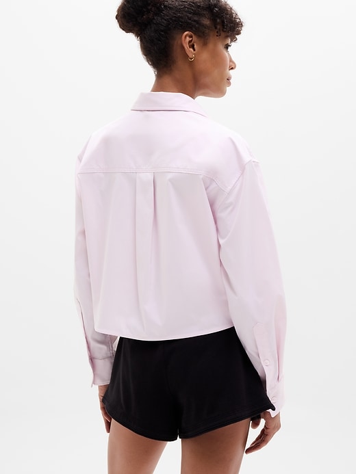 Image number 6 showing, Midday Cropped Poplin Shirt