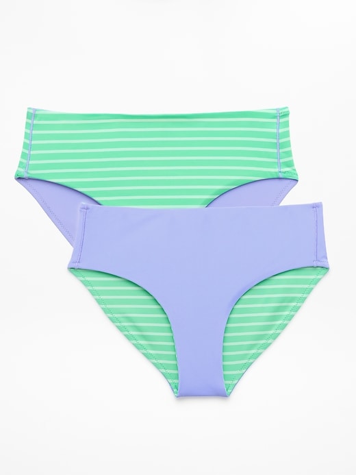 Image number 2 showing, Athleta Girl Reversible Mid Rise Swim Bottom