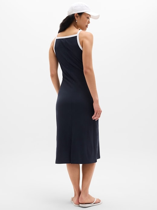 Image number 4 showing, Signature Rib Apron Dress