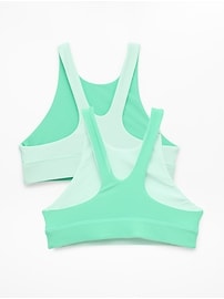 Image number 3 showing, Athleta Girl High Neck Reversible Bikini Top