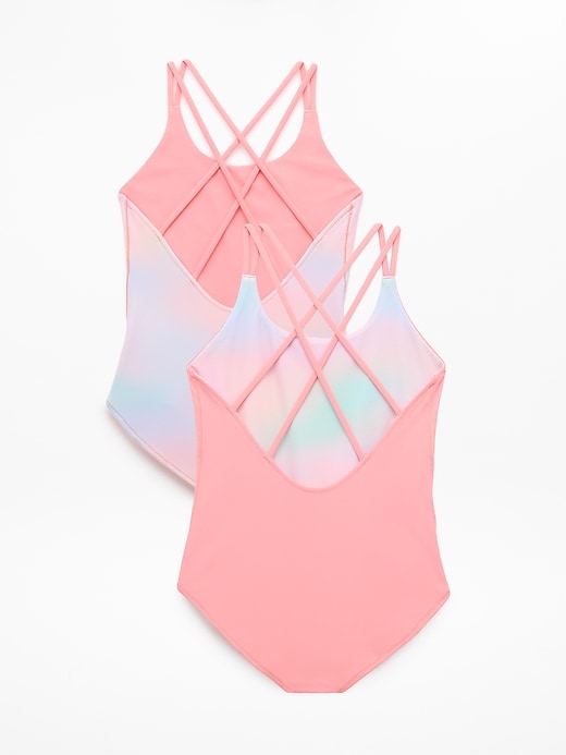 Image number 3 showing, Athleta Girl Reversible Strappy One Piece