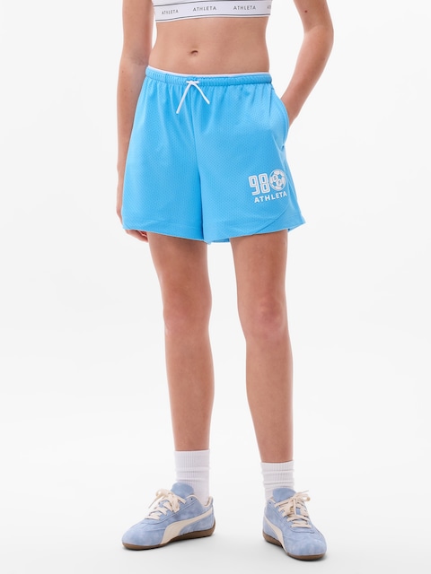 Athleta Girl Gamechanger Mesh 4" Short