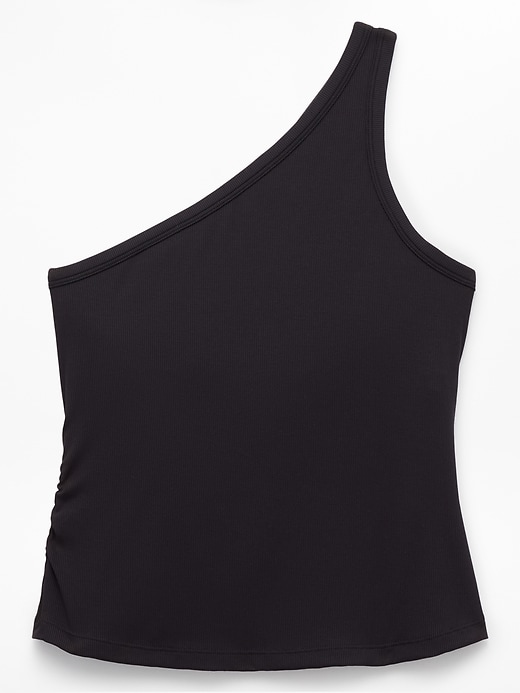 Image number 8 showing, Signature Rib Asym One Shoulder Support Top