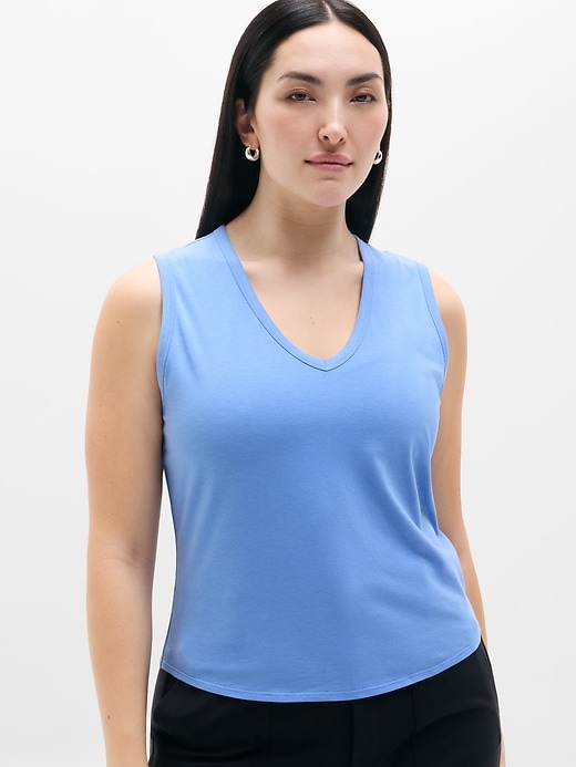 Image number 1 showing, Foundation V-Neck Tank