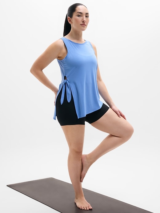 Image number 5 showing, Move With Ease Asym Tie Tank