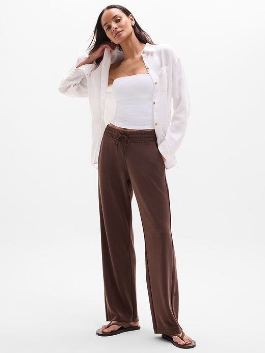 Image number 2 showing, Seasoft Mid Rise Straight Pant