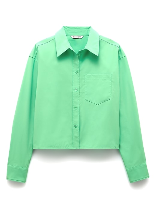Image number 7 showing, Midday Cropped Poplin Shirt