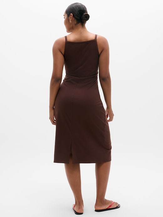 Image number 2 showing, Signature Rib Apron Dress