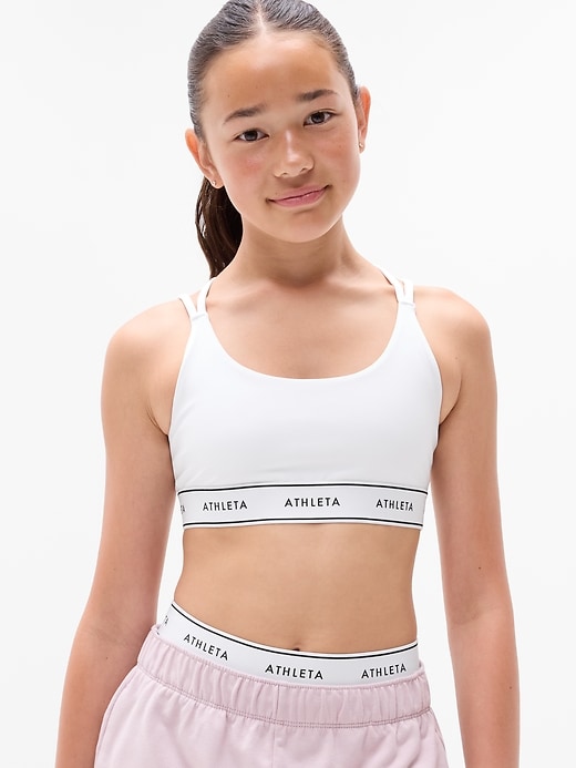 Image number 2 showing, Athleta Girl High Speed Logo Bra