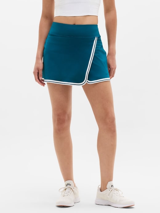 Image number 1 showing, Crosscourt High Rise Tipped 14" Skort