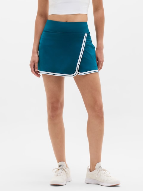 Crosscourt High Rise Tipped 14" Skort