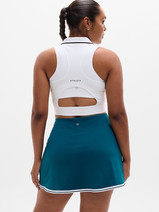 Image number 7 showing, Crosscourt High Rise Tipped 14" Skort