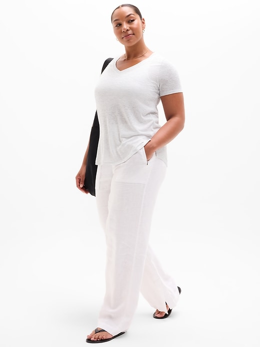 Image number 5 showing, Breezy Scoop V-Neck Tee
