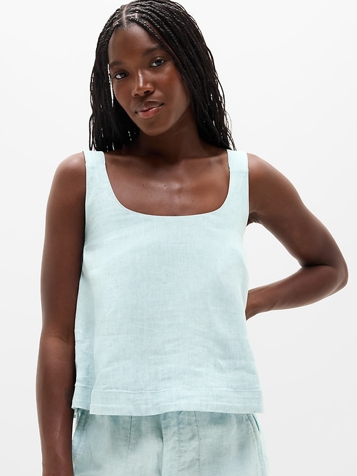 Image number 1 showing, Retreat Linen Tank