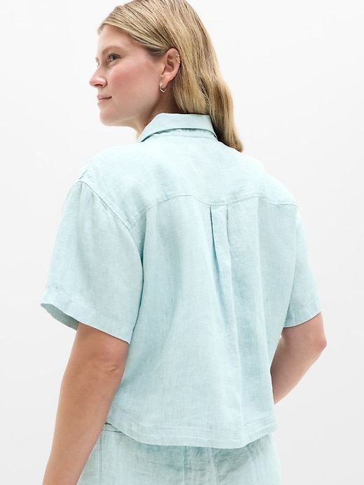 Image number 3 showing, Retreat Linen Short Sleeve Shirt